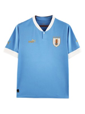 Uruguay home jersey 2022 world cup soccer uniform men's first football sports tops shirt